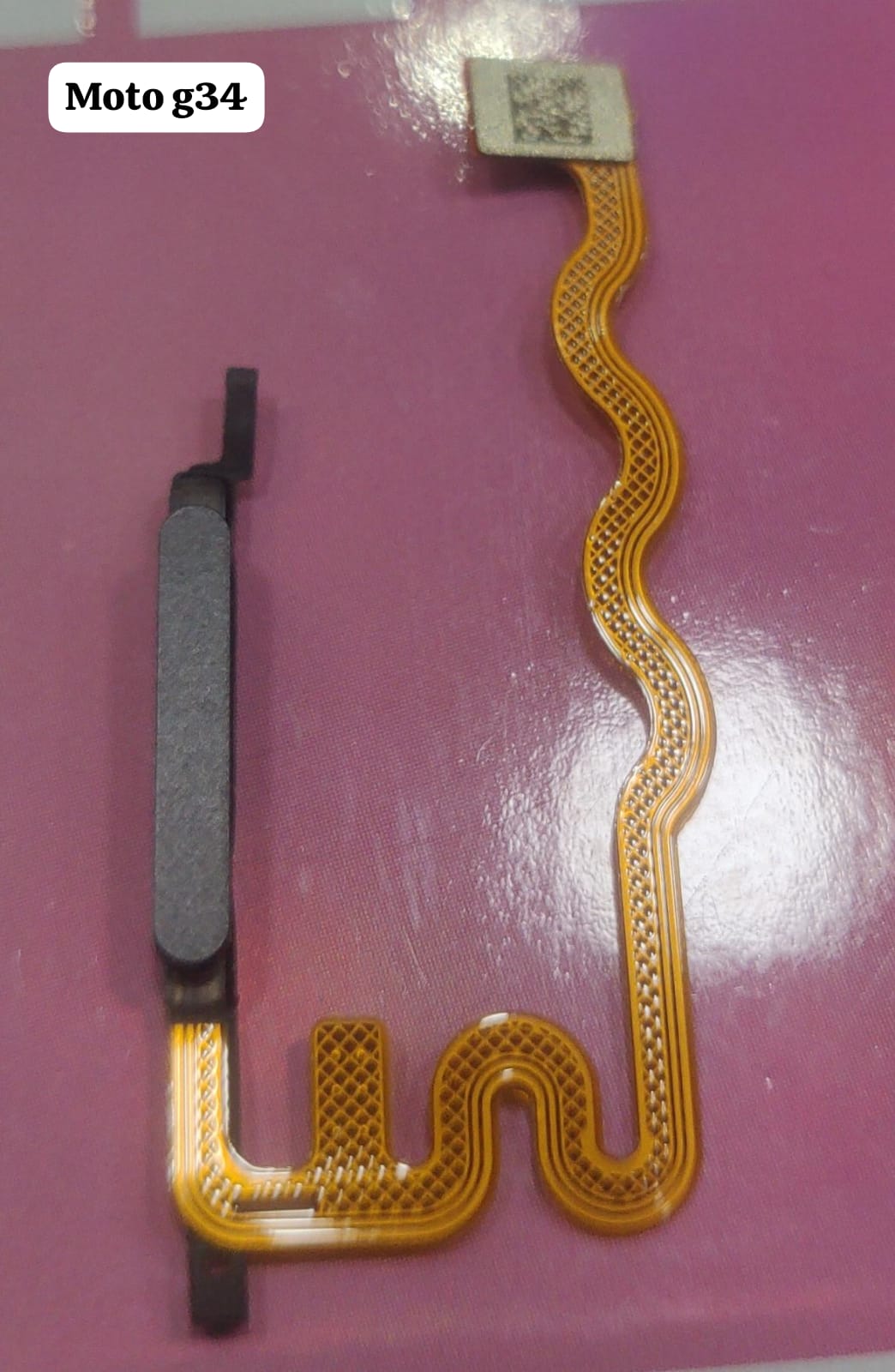 Compatible model with moto g34 finger print flex cable